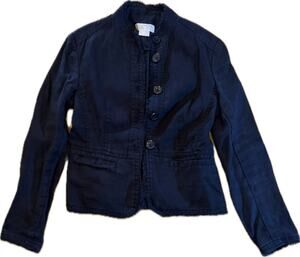 MICHAEL Michael Kors Military Jacket Womens Petite 2 Black